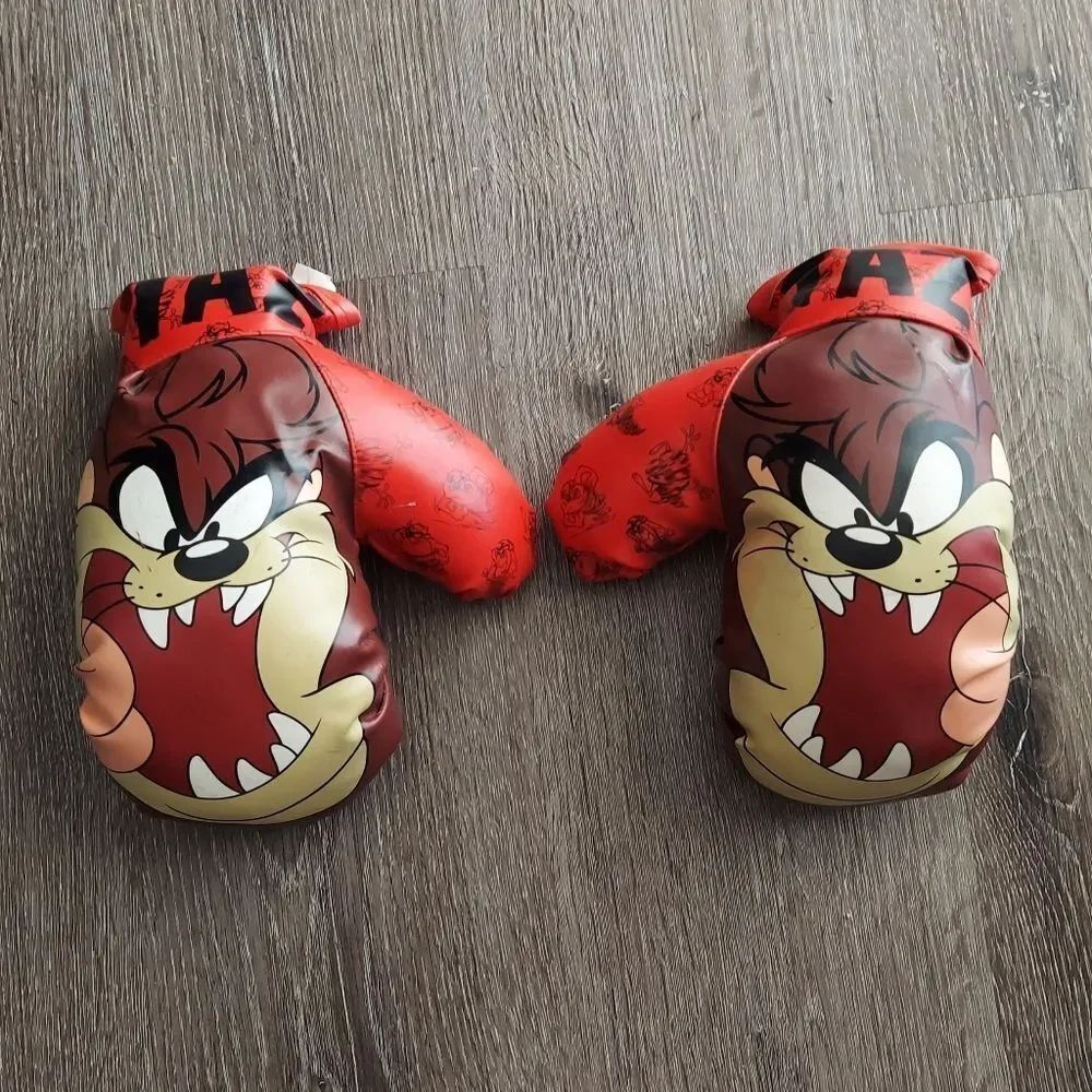 Kelly Toy Looney Tunes Taz Tasmanian Devil Children’s Vinyl Boxing Gloves